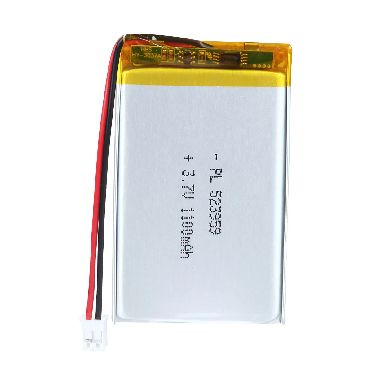 YDL 3.7V 1100mAh 523959 Rechargeable Lithium Polymer Battery Length 61mm