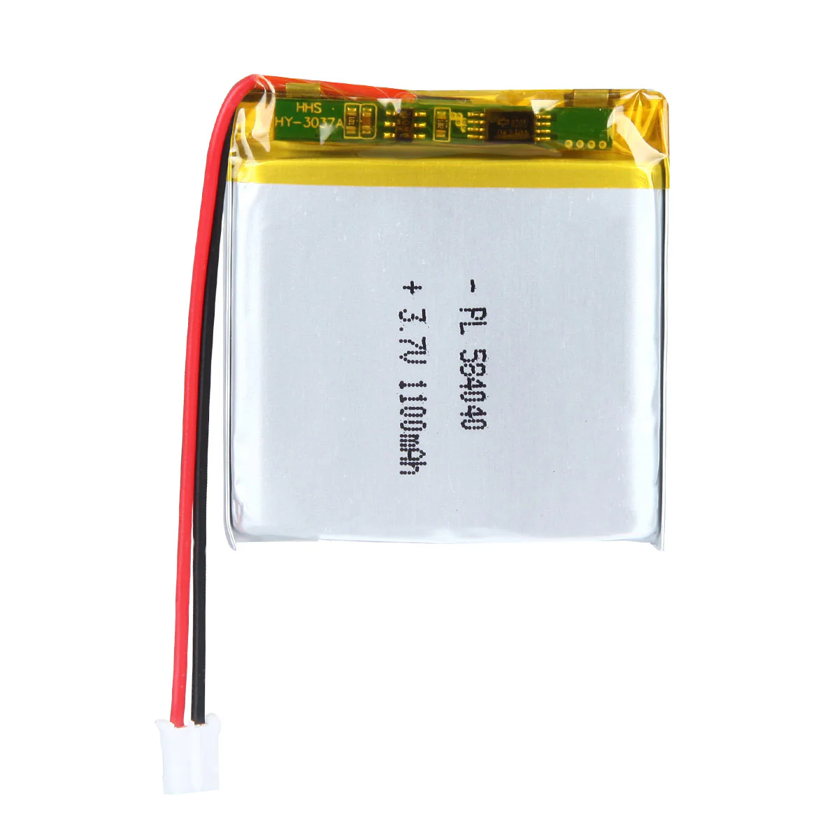 YDL 3.7V 1100mAh 584040 Rechargeable Lithium Polymer Battery Length 42mm