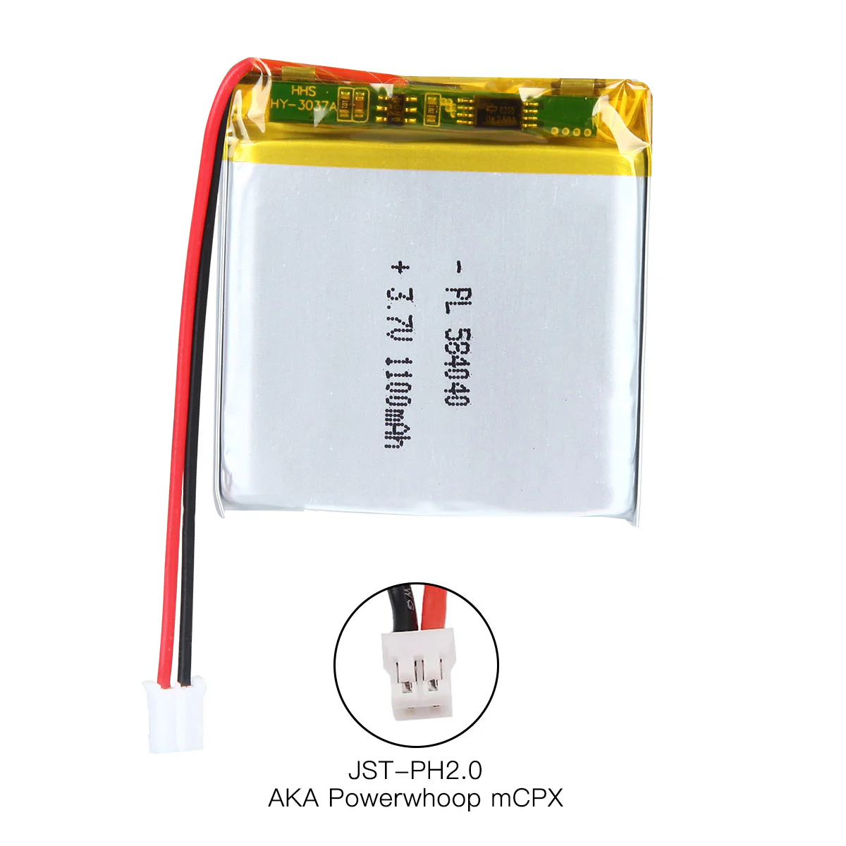 YDL 3.7V 1100mAh 584040 Rechargeable Lithium Polymer Battery Length 42mm - Image 6