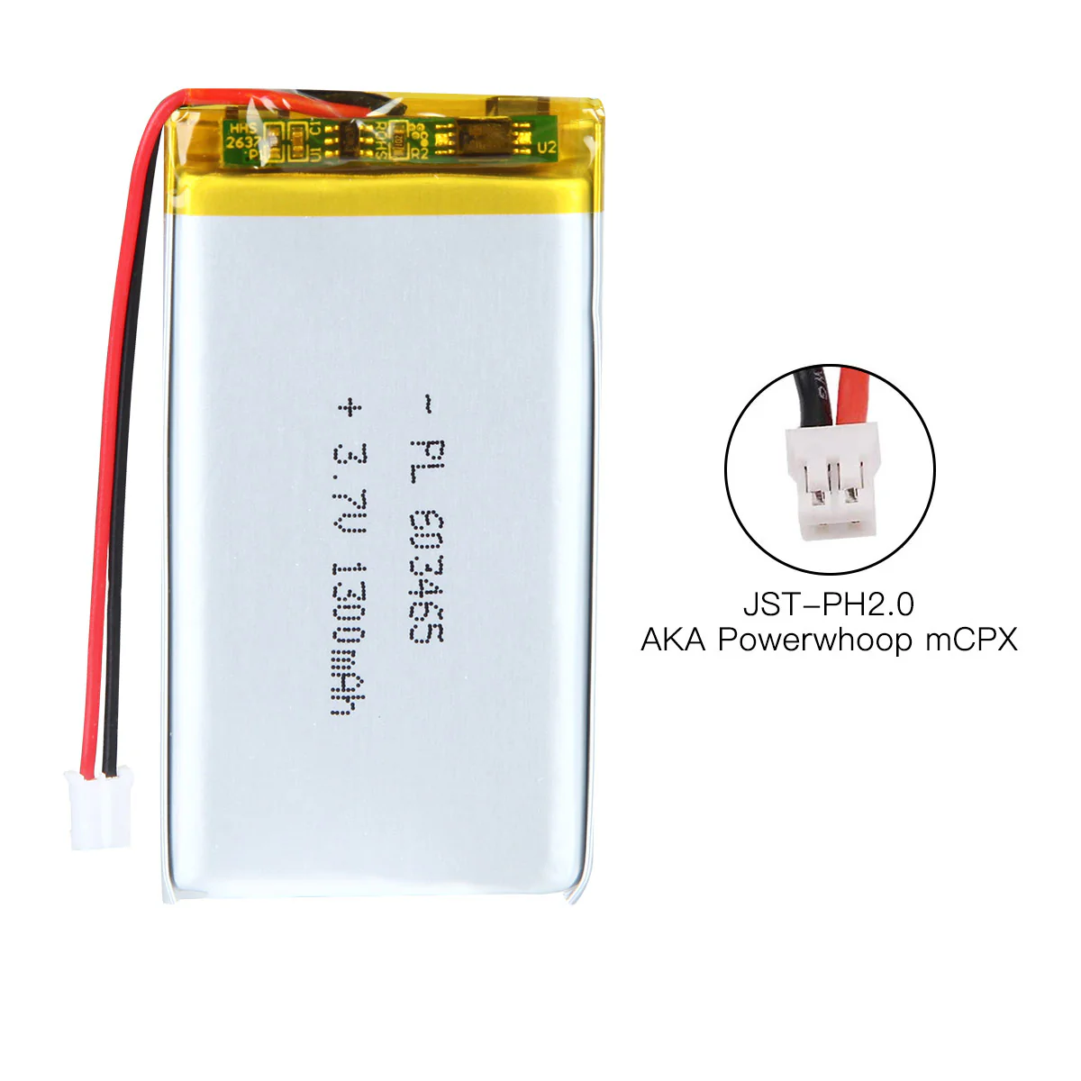 YDL 3.7V 1300mAh 603465 Rechargeable Lithium Polymer Battery - Image 6