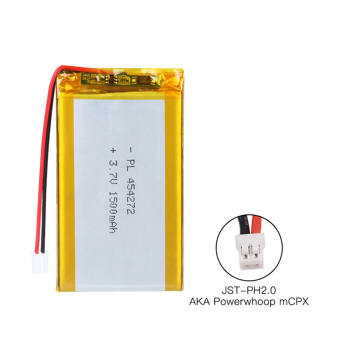 YDL 3.7V 1500mAh 454272 Rechargeable Lithium Polymer Battery Length 74mm - Image 7