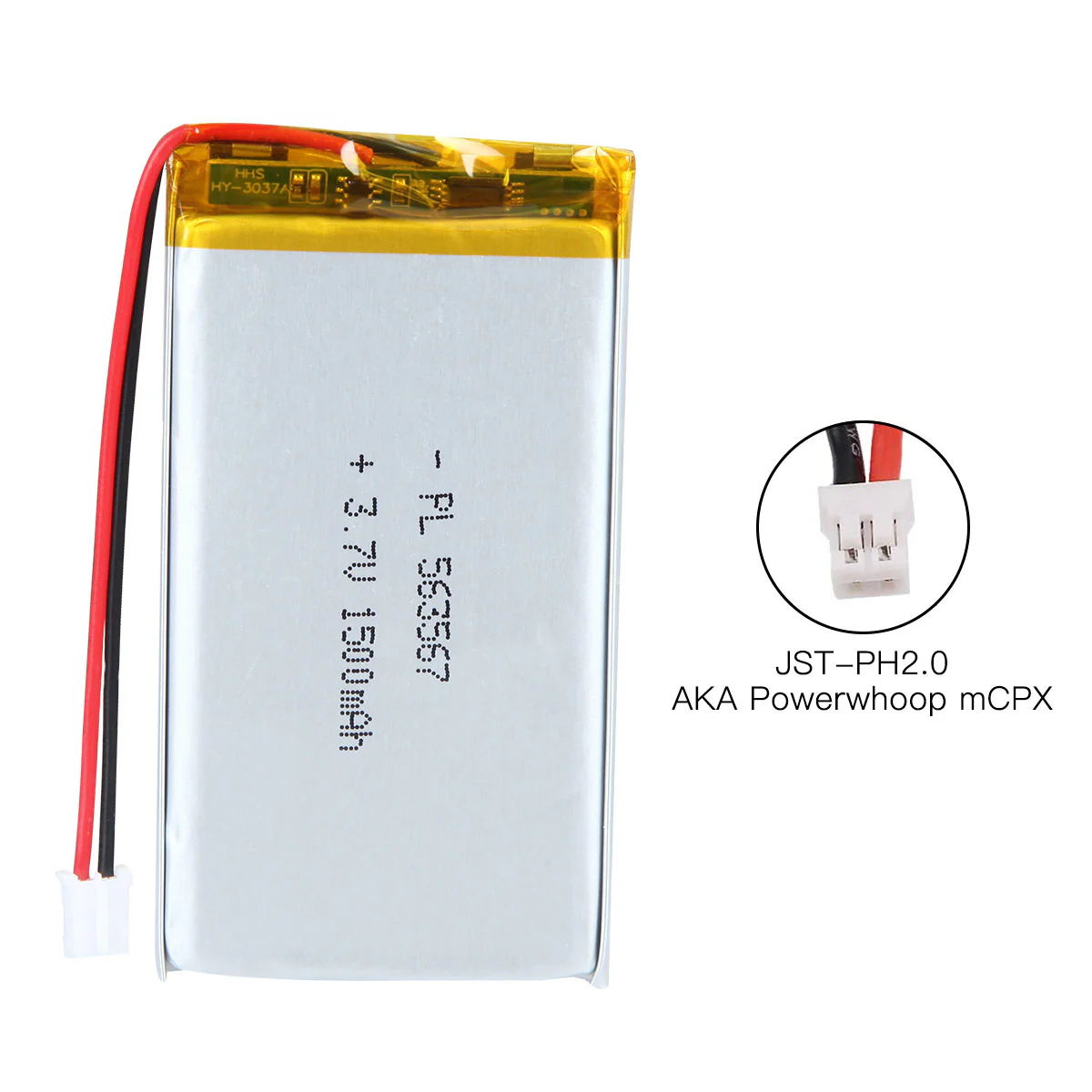 YDL 3.7V 1500mAh 563567 Rechargeable Lithium Polymer Battery Length 69mm - Image 7