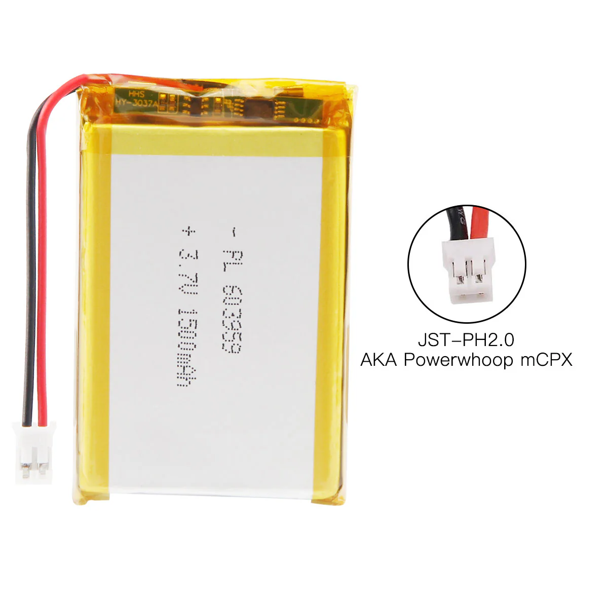 3.7V 1500mAh 603959 Rechargeable Lithium Polymer Battery Length 61mm - Image 7
