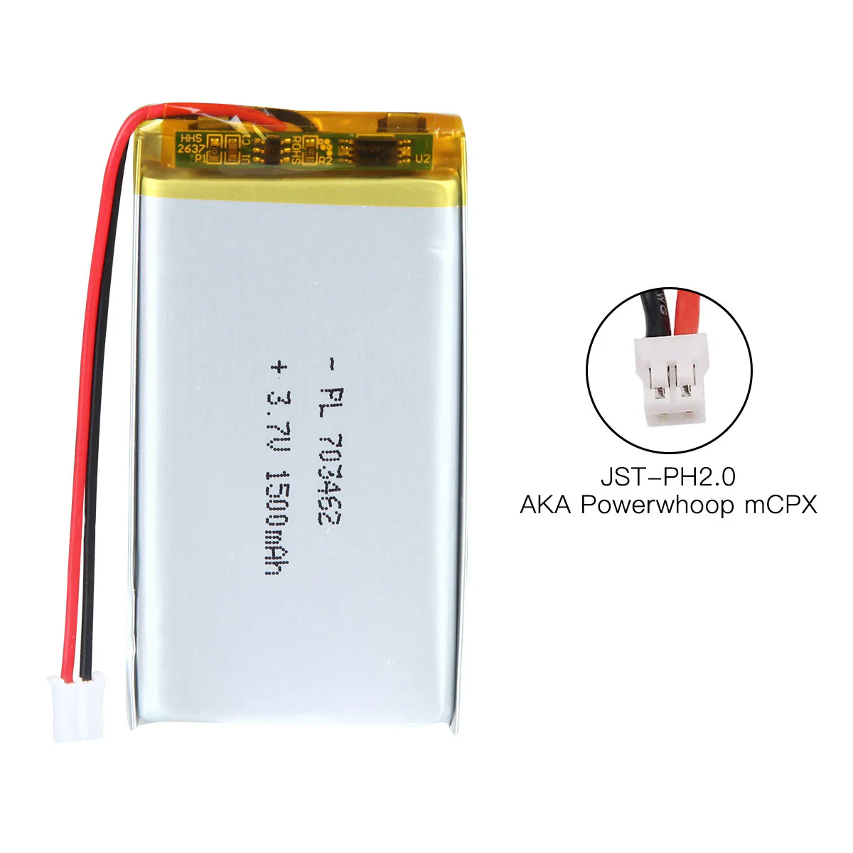 YDL 3.7V 1500mAh 703462 Rechargeable Lithium Polymer Battery - Image 7