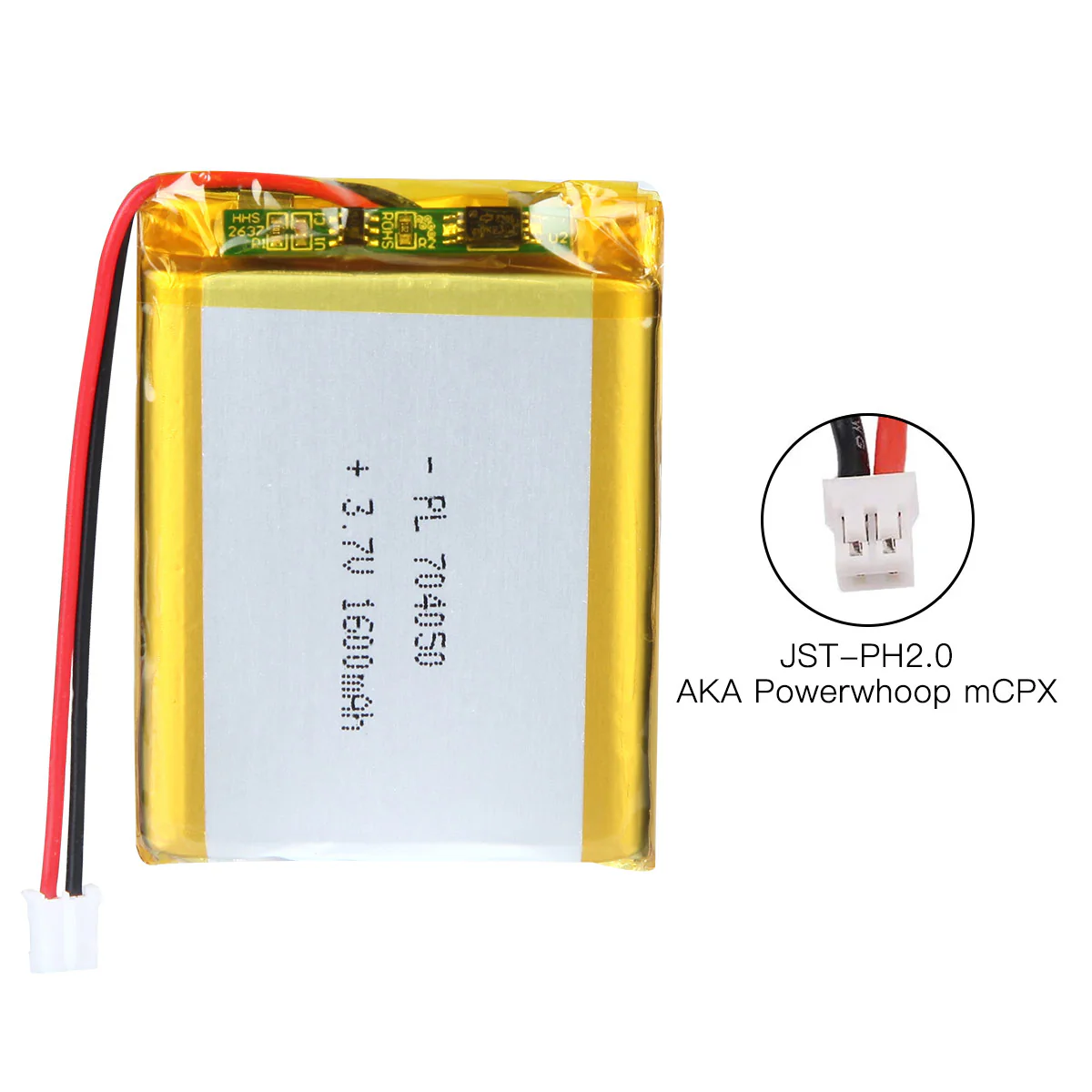 YDL 3.7V 1600mAh 704050 Rechargeable Lithium Polymer Battery - Image 7