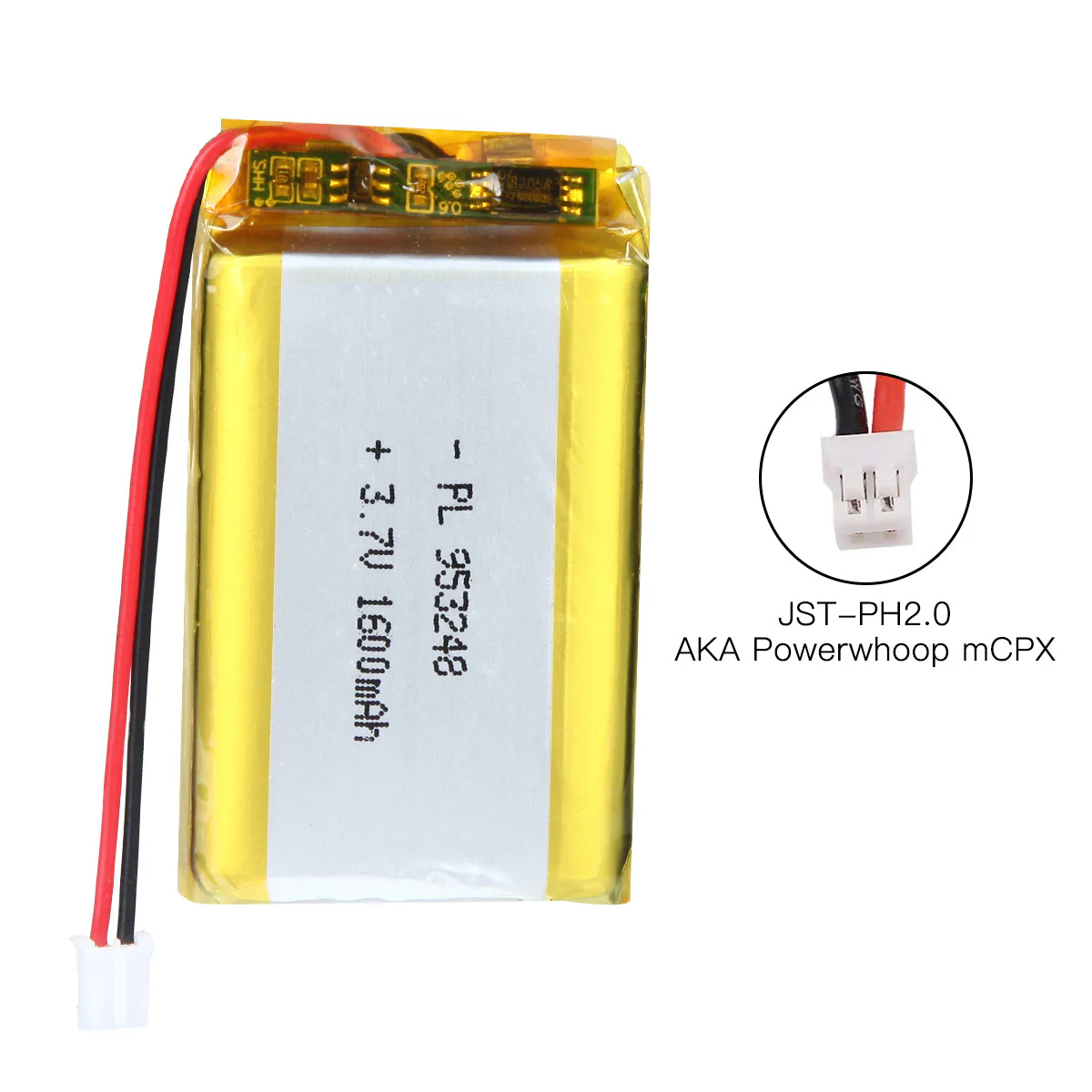YDL 3.7V 1600mAh 953248 Rechargeable Lithium Polymer Battery - Image 7