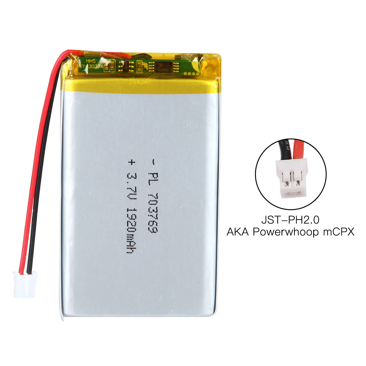 YDL 3.7V 1920mAh 703769 Rechargeable Lithium Polymer Battery - Image 6