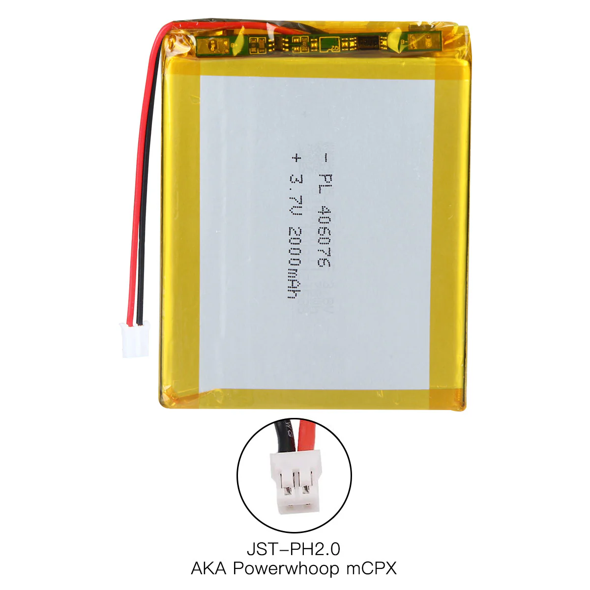 YDL 3.7V 2000mAh 406076 Rechargeable Lithium Polymer Battery Length 78mm - Image 7