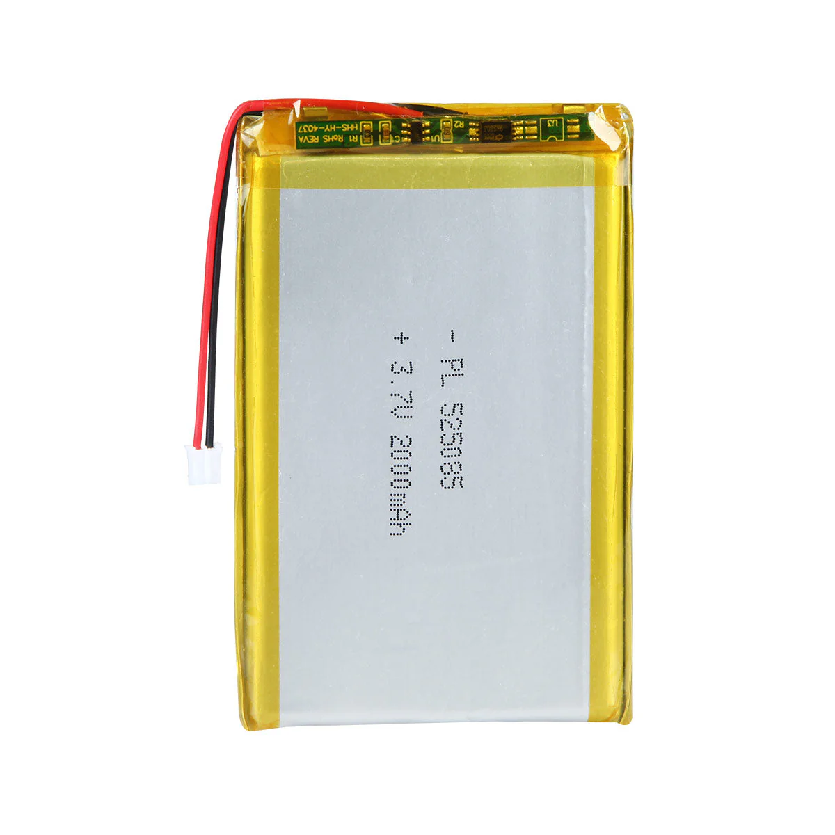 3.7V 2000mAh 525085 Lithium Polymer Battery
