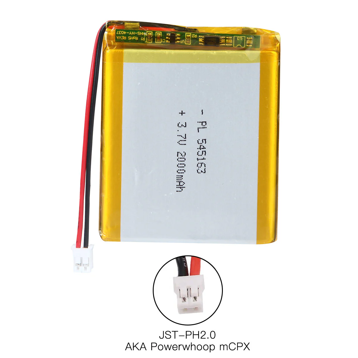 YDL 3.7V 2000mAh 545163 Rechargeable Lithium Polymer Battery Length 65mm - Image 7