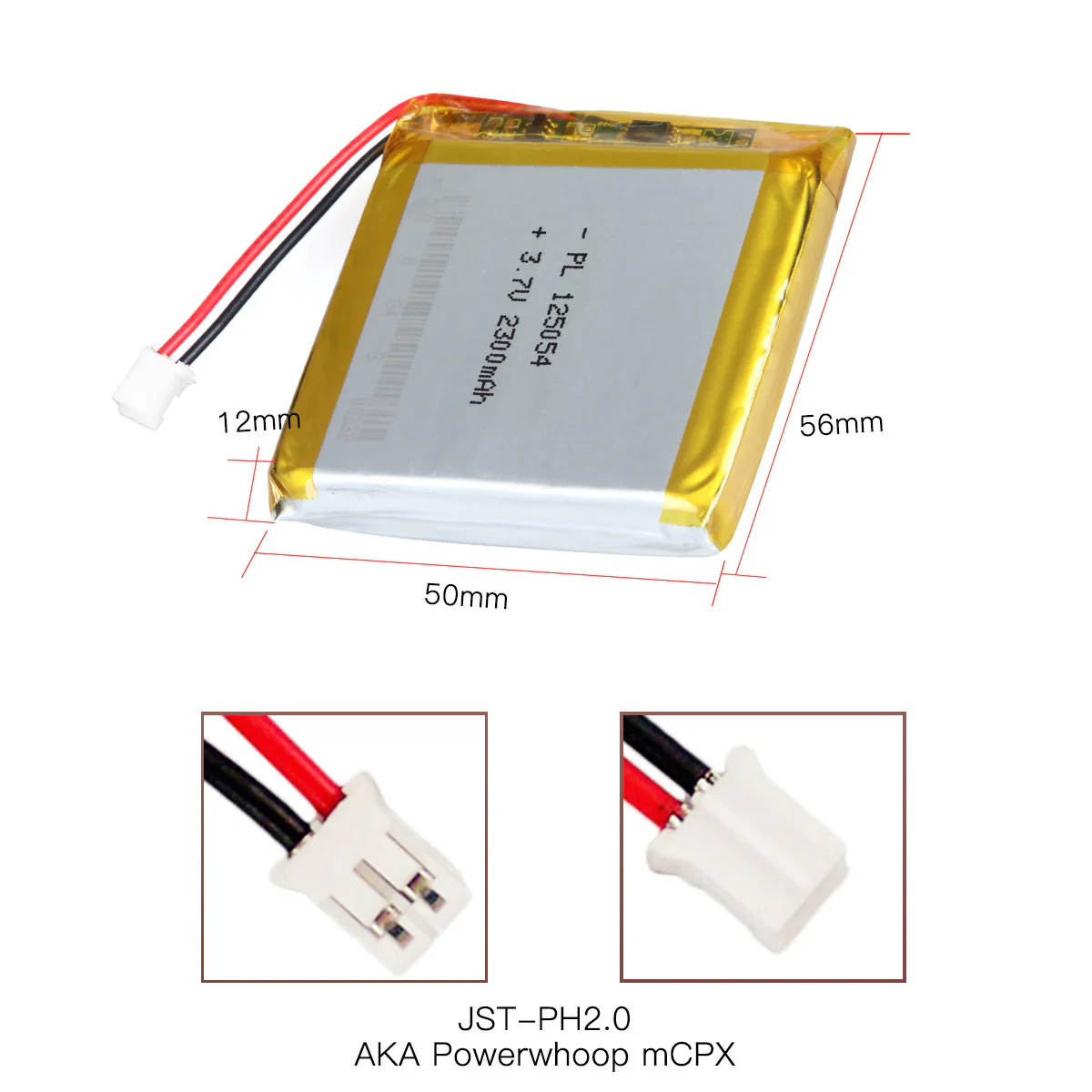 YDL 3.7V 4000mAh 125054 Rechargeable Lithium Polymer Battery - Image 4