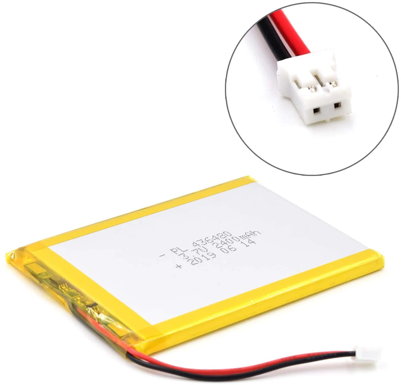 YDL 3.7V 2400mAh 436480 Rechargeable Lithium Polymer Battery Length 82mm - Image 3