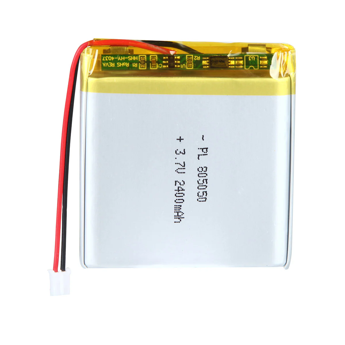 YDL 3.7V 2400mAh 805050 Rechargeable Lithium Polymer Battery