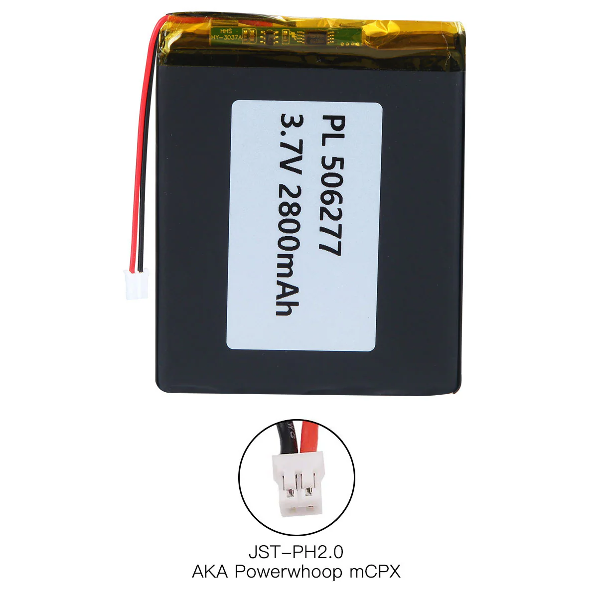 YDL 3.7V 2800mAh 506277 Rechargeable Lithium Polymer Battery Length 79mm - Image 6