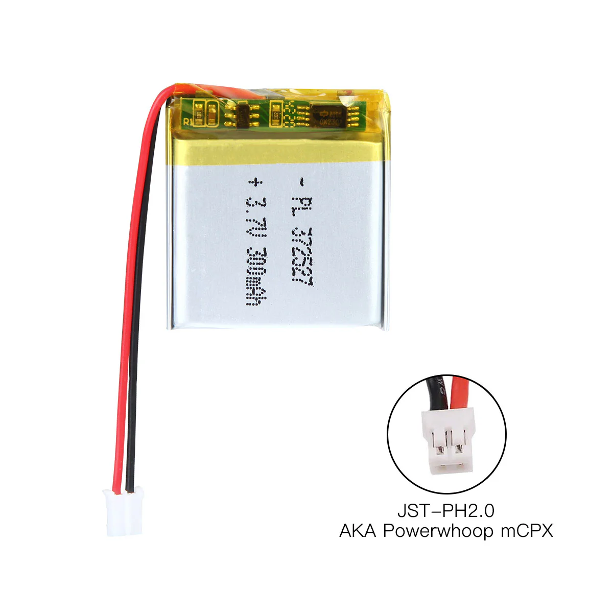 YDL 3.7V 300mAh 372527 Rechargeable Lithium Polymer Battery Length 29mm - Image 6