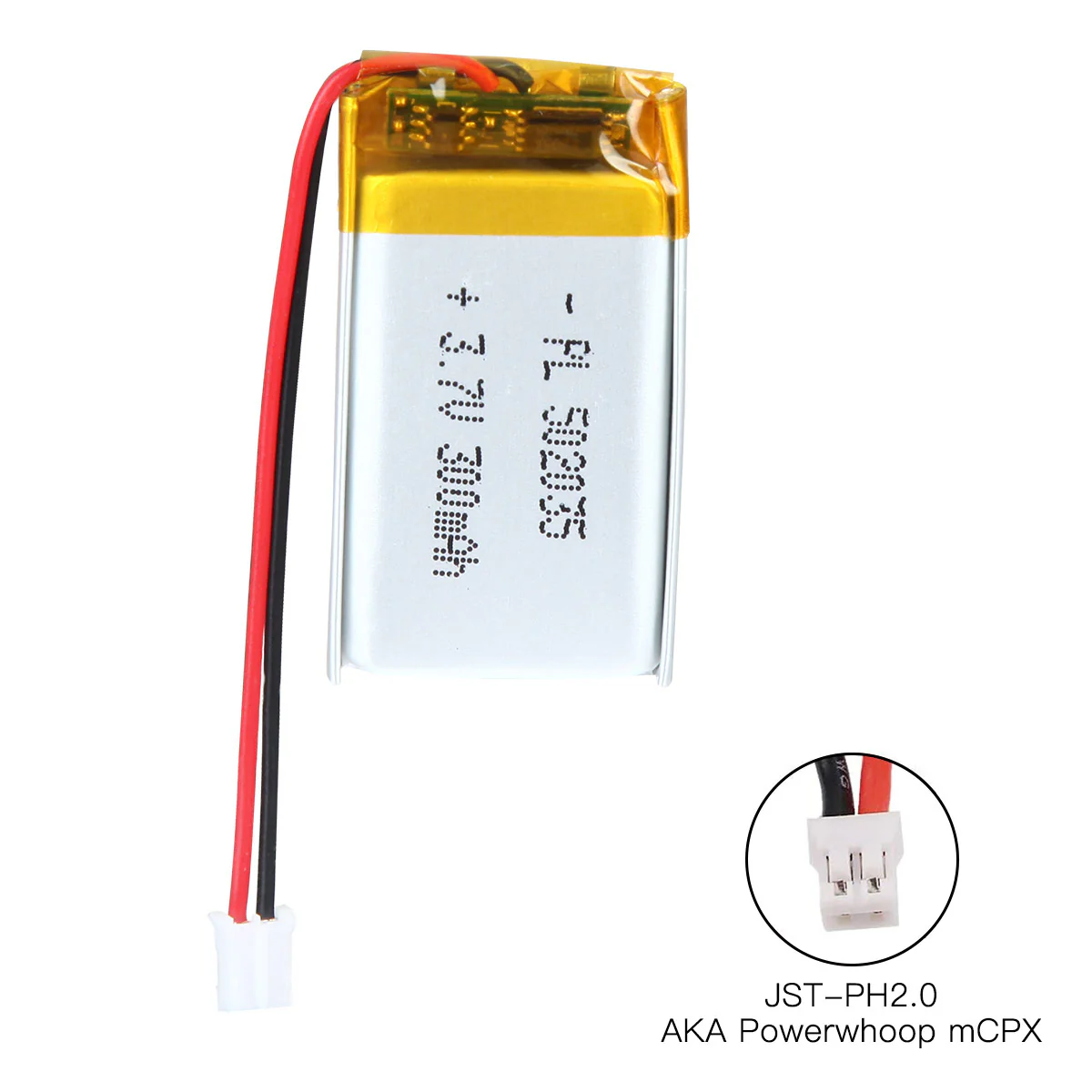 YDL 3.7V 300mAh 502035 Rechargeable Lithium Polymer Battery - Image 4