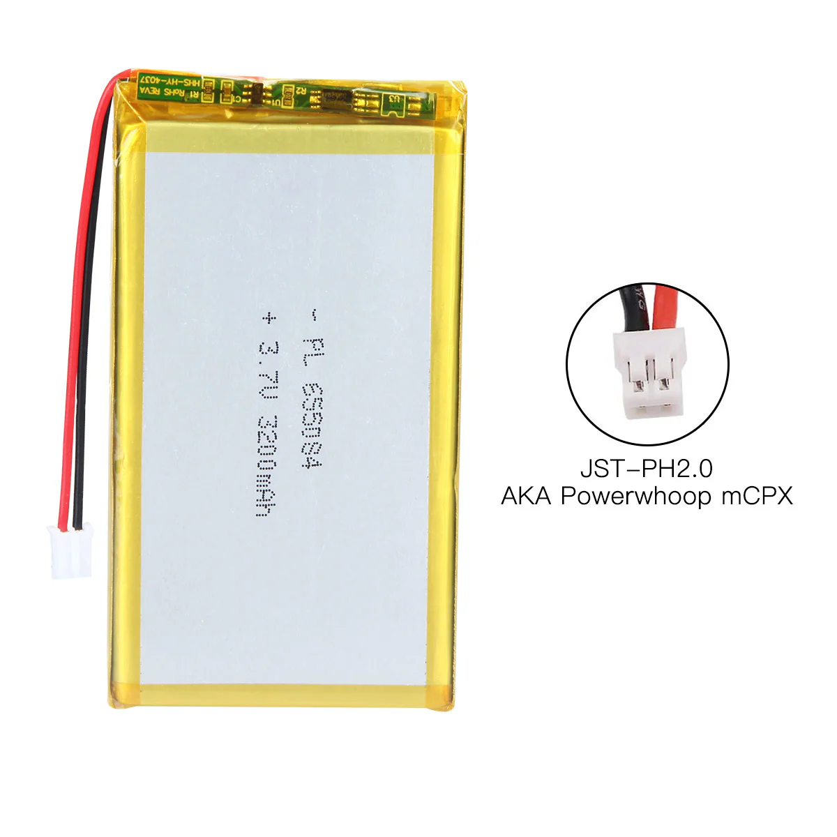 YDL 3.7V 3200mAh 655084 Rechargeable Lithium Polymer Battery - Image 6