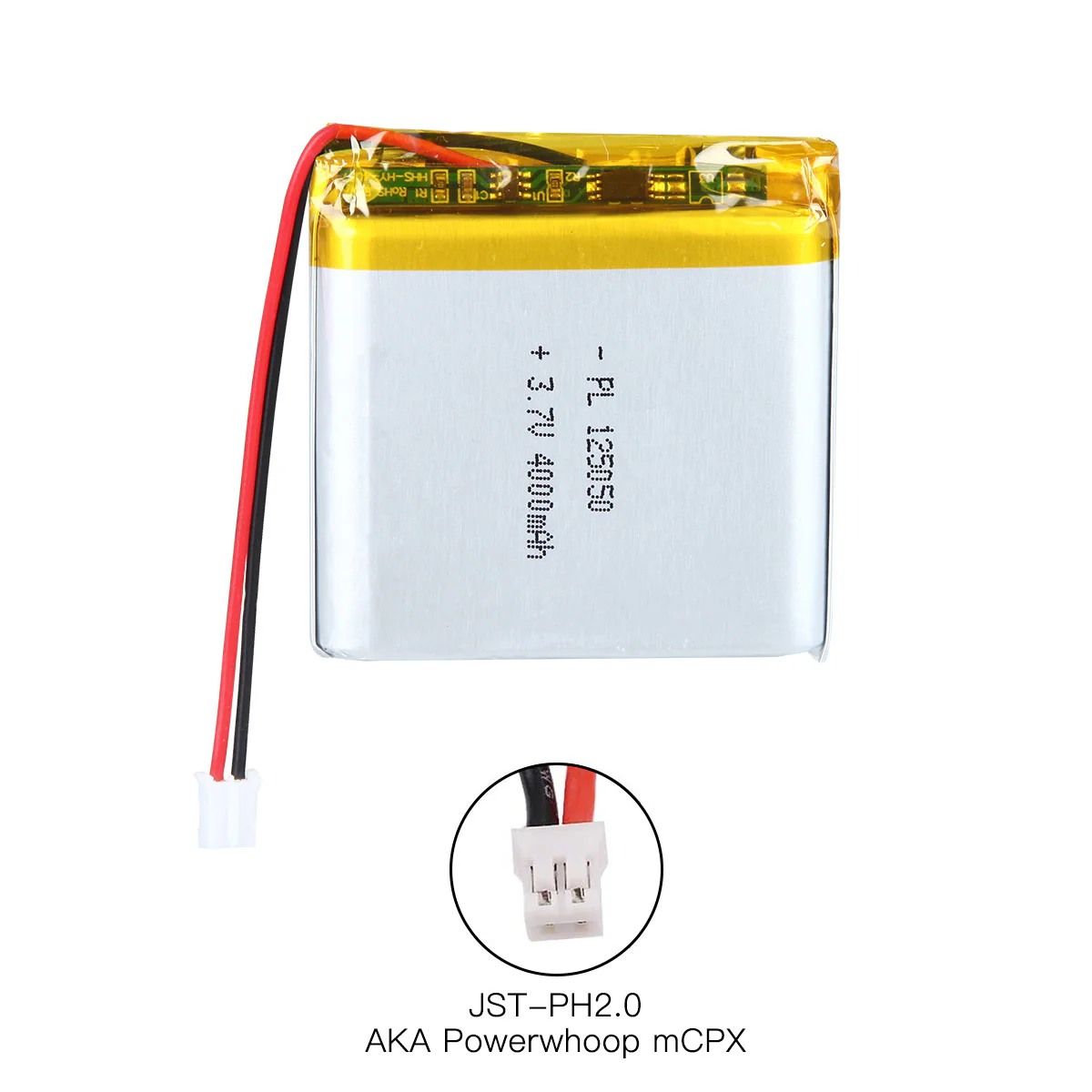 YDL 3.7V 4000mAh 125050 Rechargeable Lithium Polymer Battery - Image 6