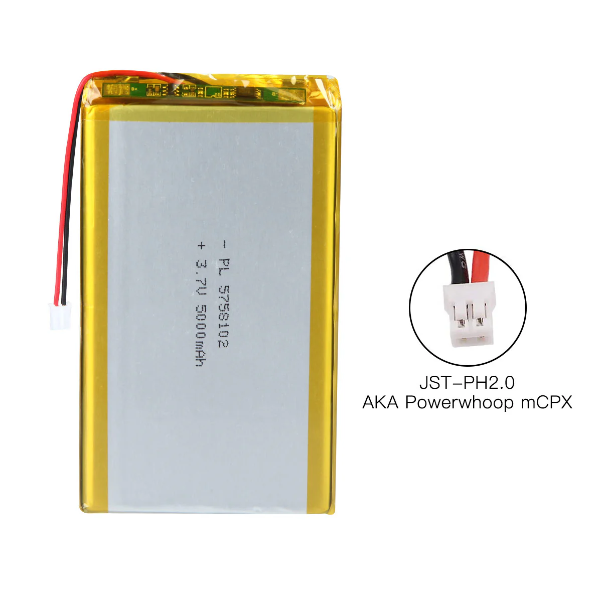 YDL 3.7V 5000mAh 5758102 Rechargeable Lithium Polymer Battery - Image 6