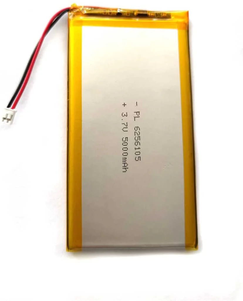 3.7V 5000mAh 6256105 Rechargeable Lithium Polymer Battery