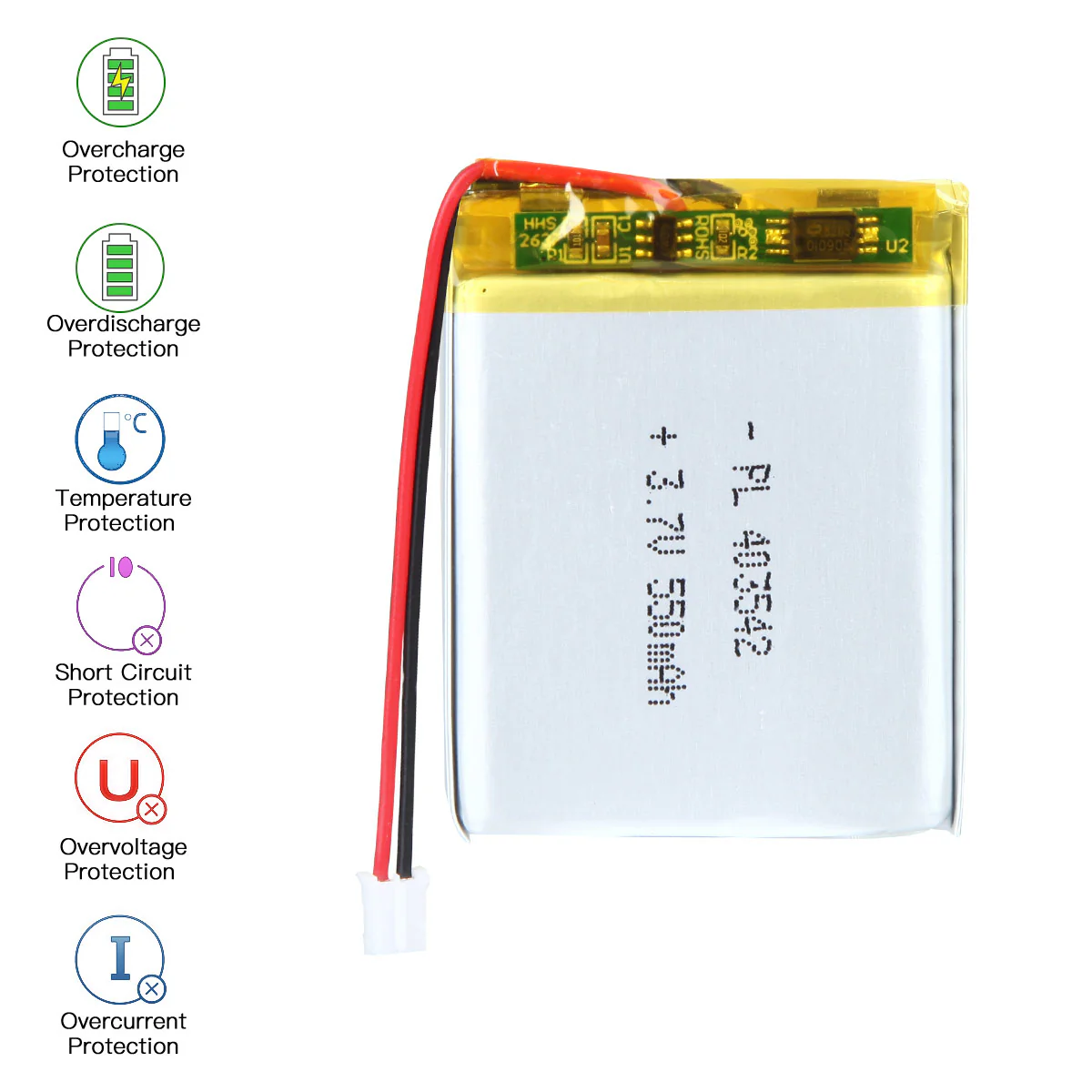 YDL 3.7V 550mAh 403542 Lithium Polymer Battery Pack - Image 5