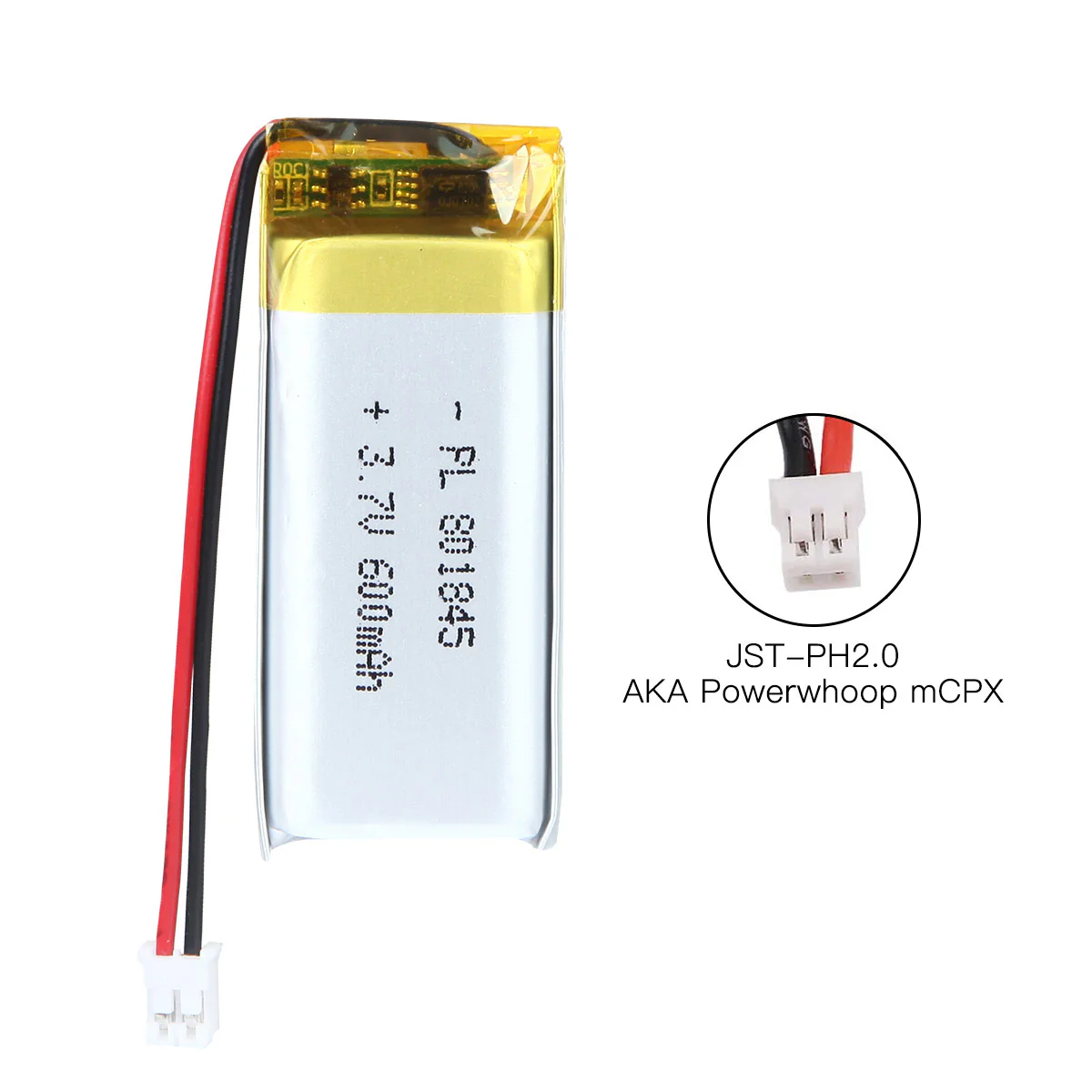 YDL 3.7V 600mAh 801845 Rechargeable Lithium Polymer Battery - Image 6