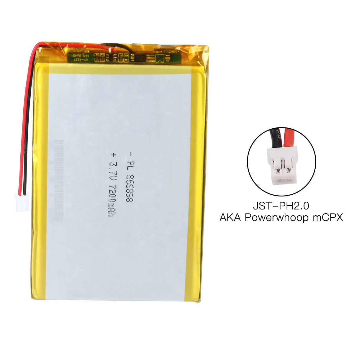 YDL 3.7V 7200mAh 866898 Rechargeable Lithium Polymer Battery - Image 6