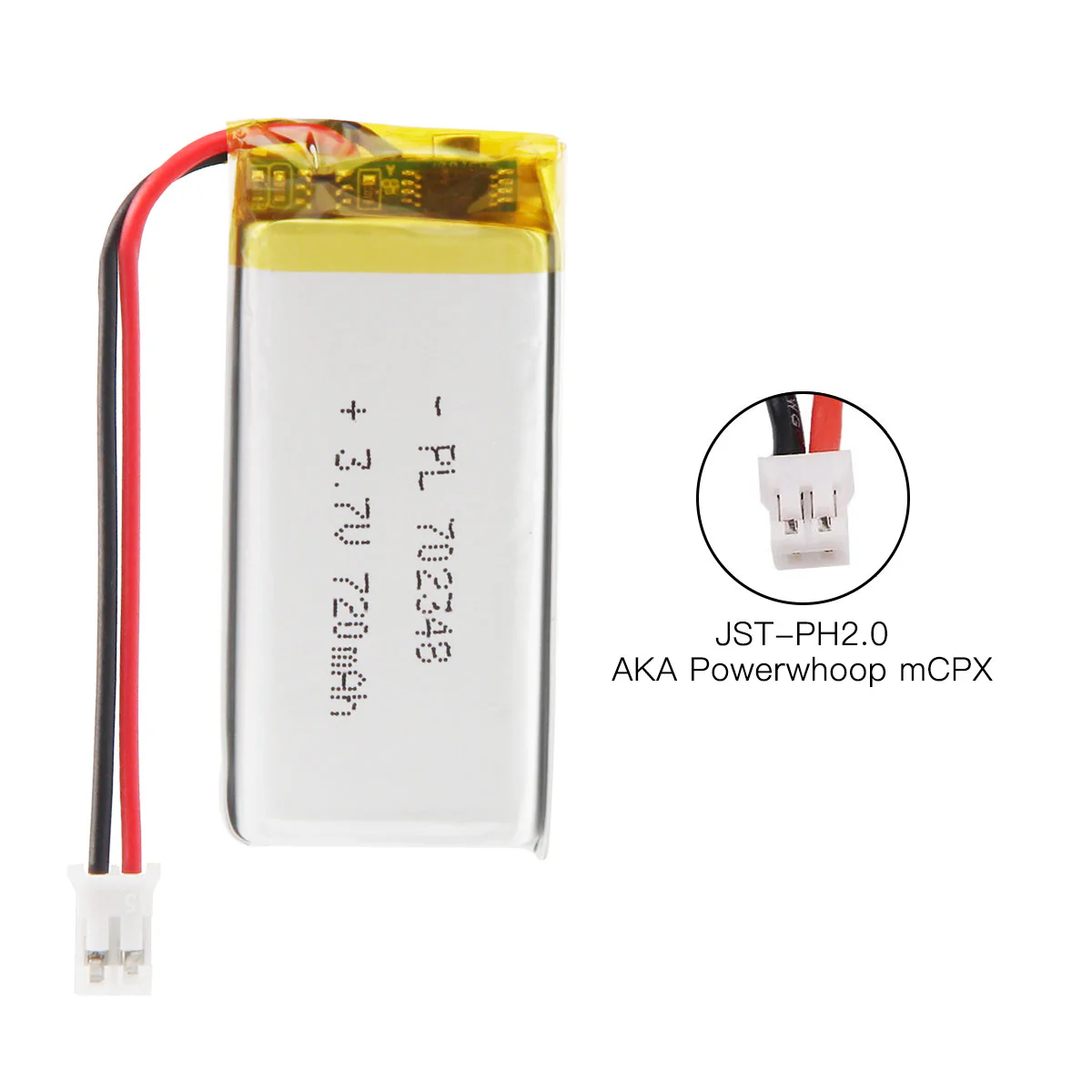 YDL 3.7V 720mAh 702348 Rechargeable Lithium Polymer Battery - Image 6