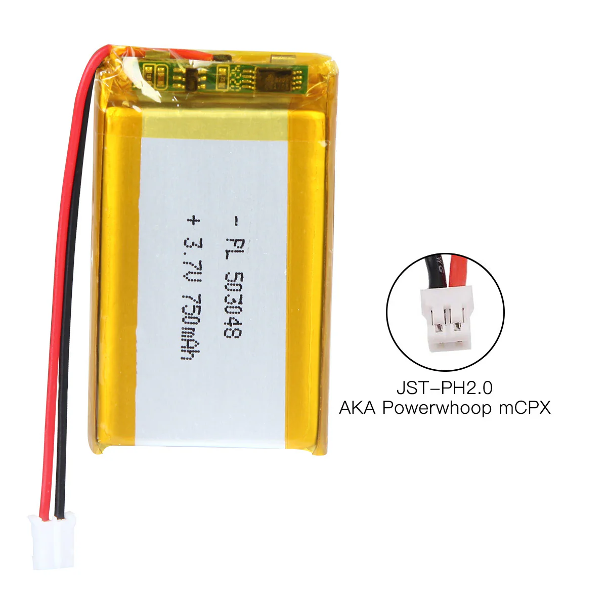 3.7V 750mAh 503048 Rechargeable Lithium Polymer Battery - Image 6