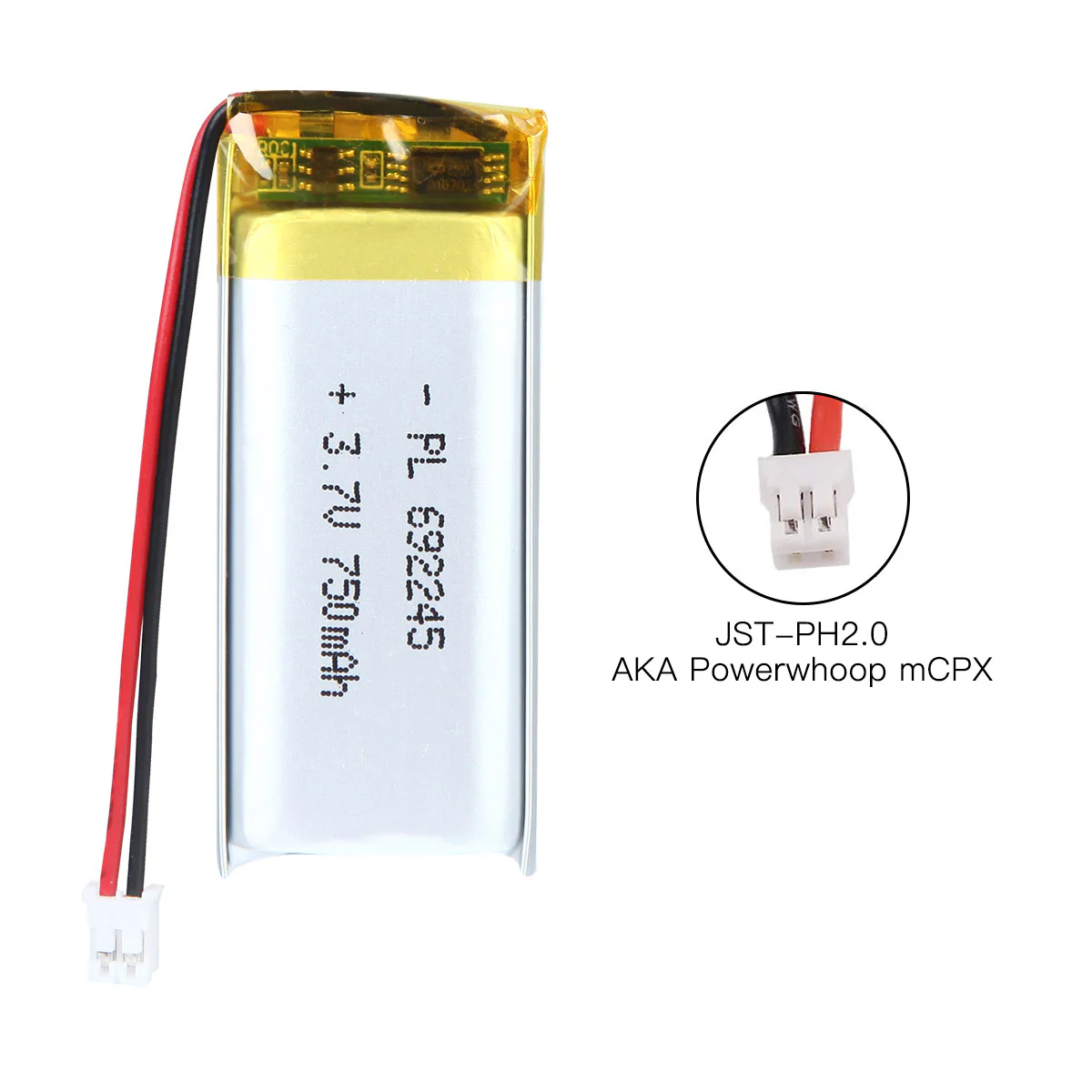 YDL 3.7V 750mAh 692245 Rechargeable Lithium Polymer Battery - Image 6