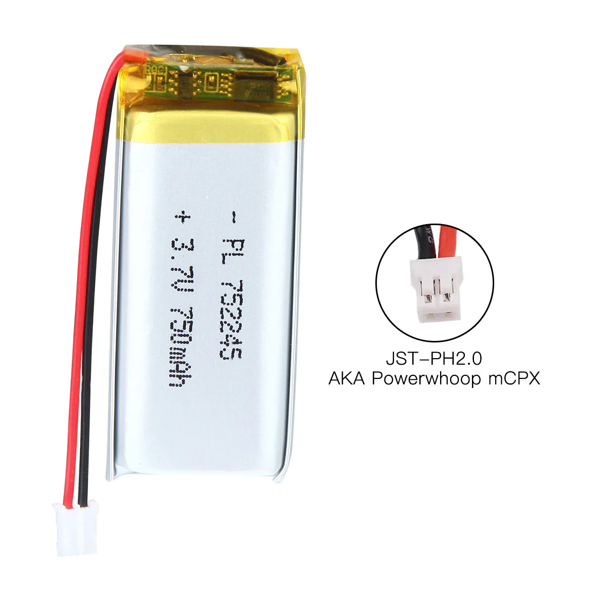 YDL 3.7V 750mAh 752245 Rechargeable Lithium Polymer Battery - Image 6