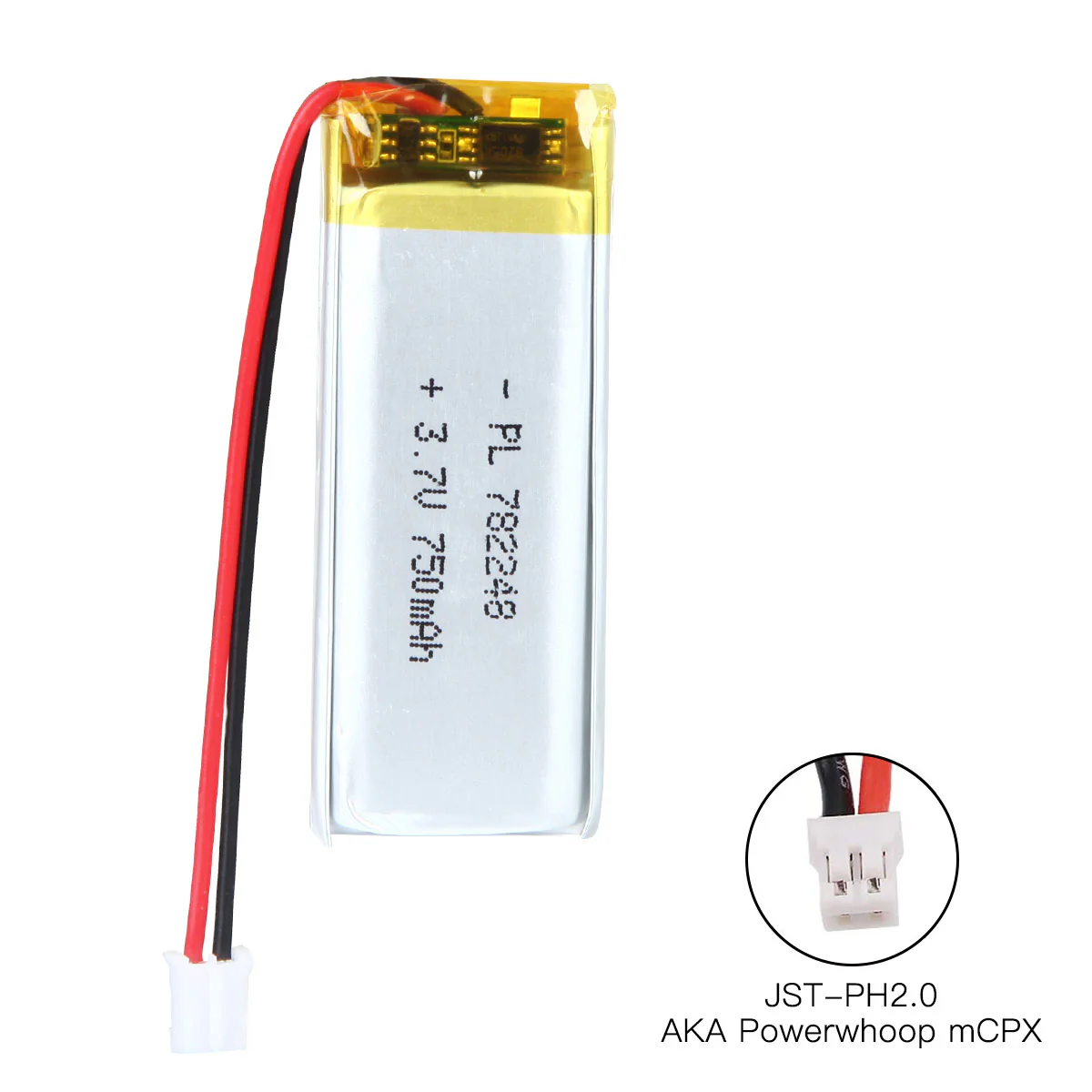 YDL 3.7V 750mAh 782248 Rechargeable Lithium Polymer Battery - Image 4