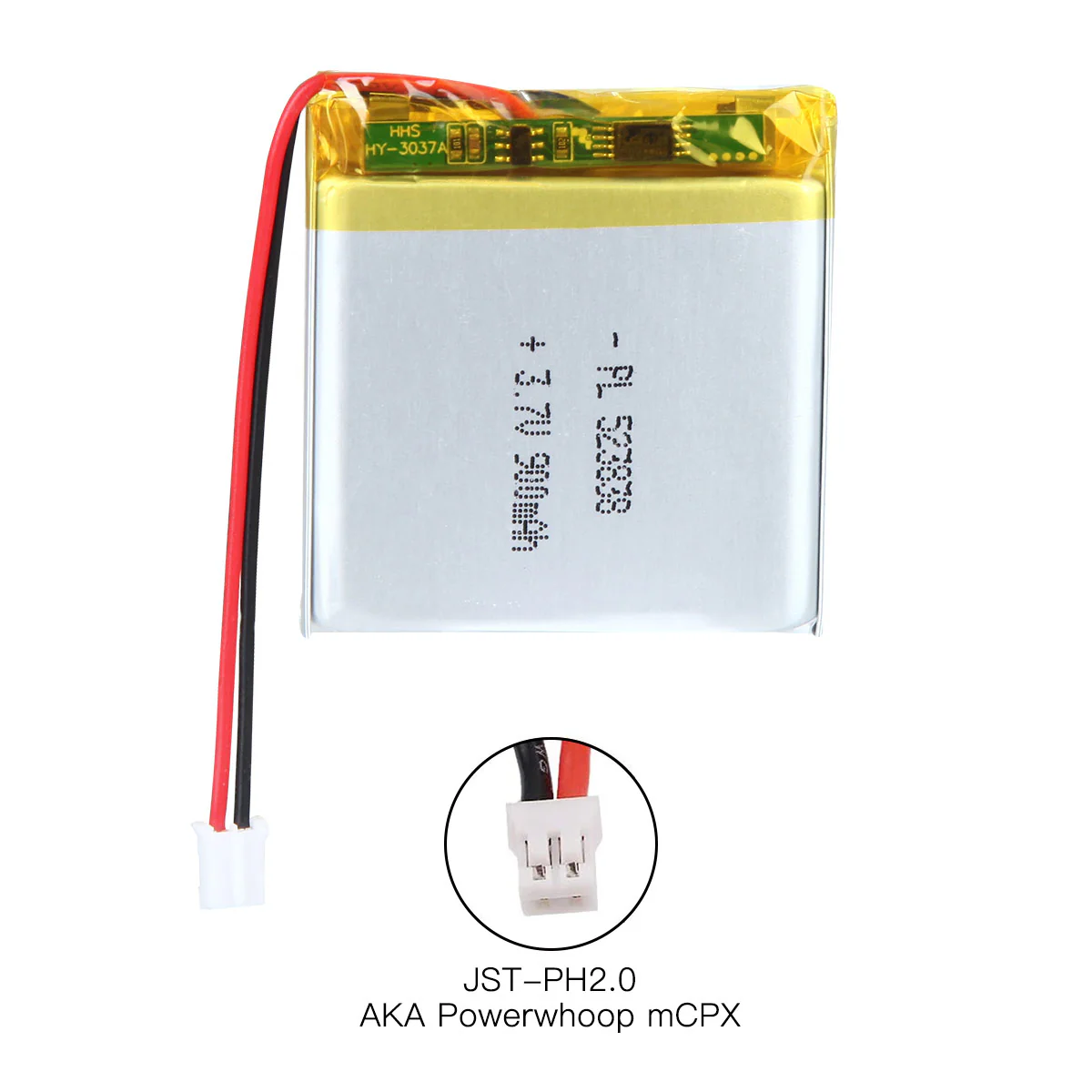 YDL 3.7V 900mAh 523838 Rechargeable Lithium Polymer Battery Length 40mm - Image 6