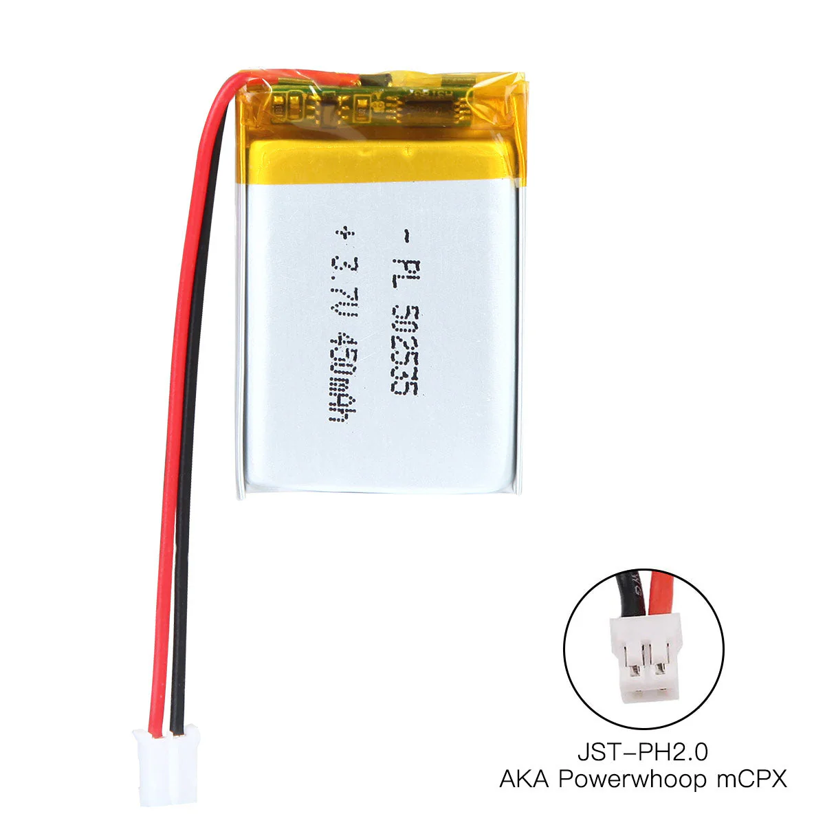 3.7V 450mAh 502535 Rechargeable Lipo Battery - Image 4