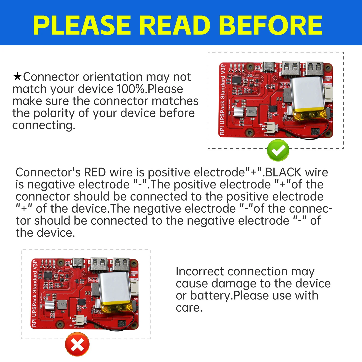 YDL 3.7V 1000mAh 523450/503450 Lithium Polymer Battery - Image 6