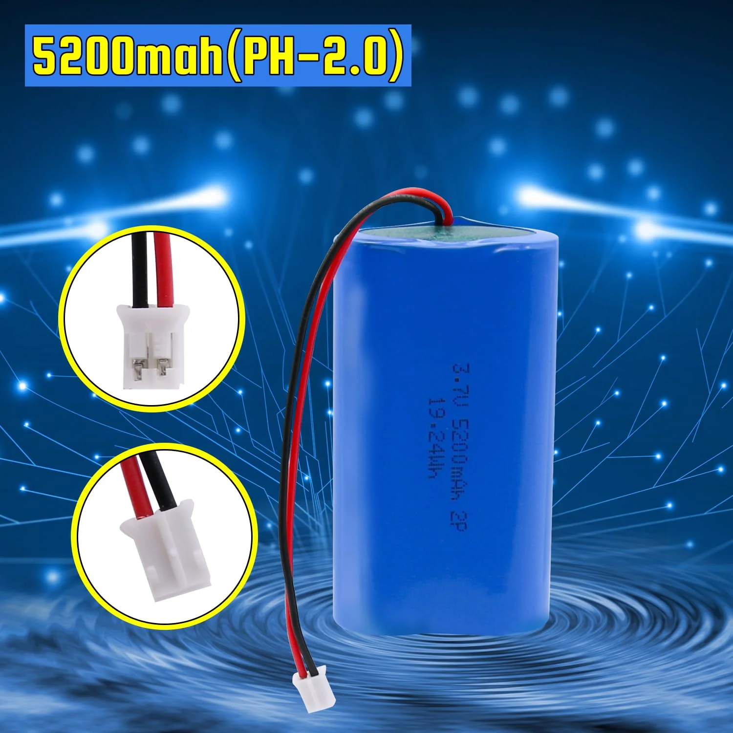 YDL 3.7V 5200mAh Li-ion Rechargeable Batteries for Electronics, Toys, Lighting, Equipment - Image 4