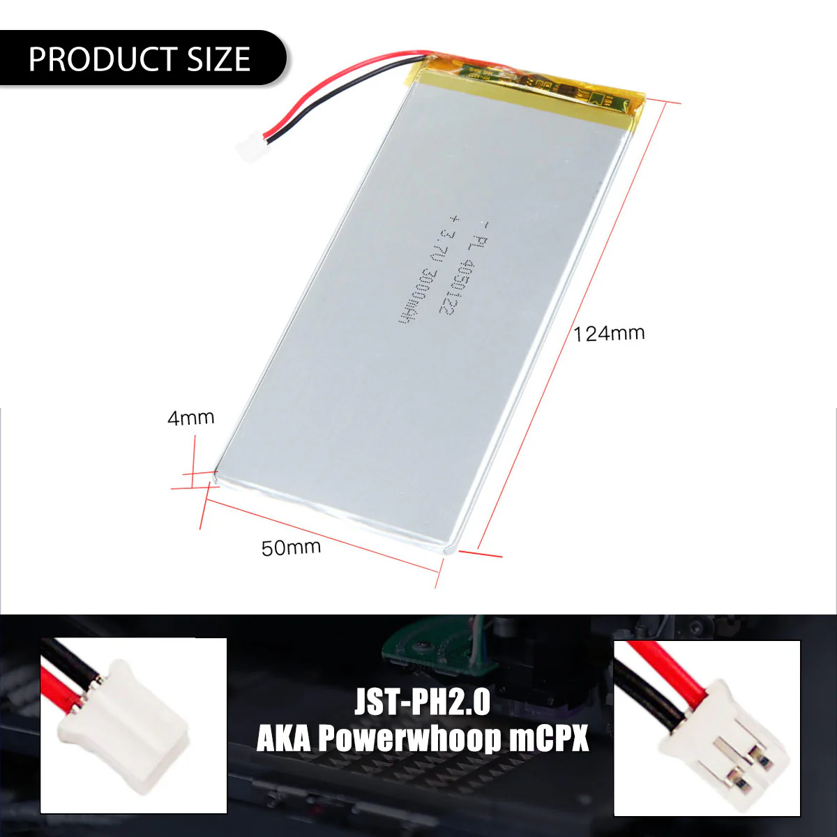 3.7V 3000mAh 4050122 Rechargeable Lithium Polymer Battery - Image 5
